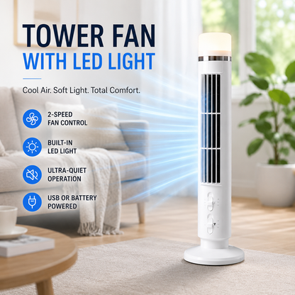 Ending Soon: 40% OFF Our Smart LED Tower Fan – Sale Ends Tonight! ⏳