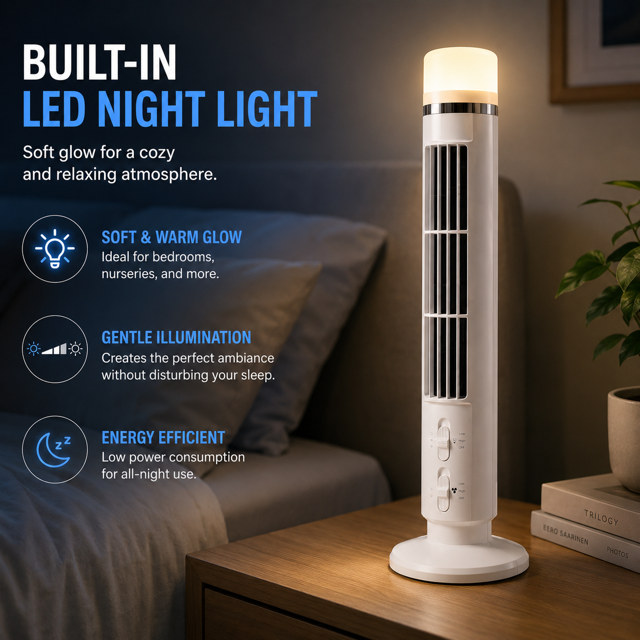Ending Soon: 40% OFF Our Smart LED Tower Fan – Sale Ends Tonight! ⏳